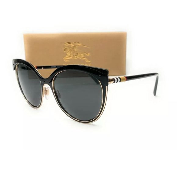 Burberry Women\'s Light Gold Grey Sunglasses!